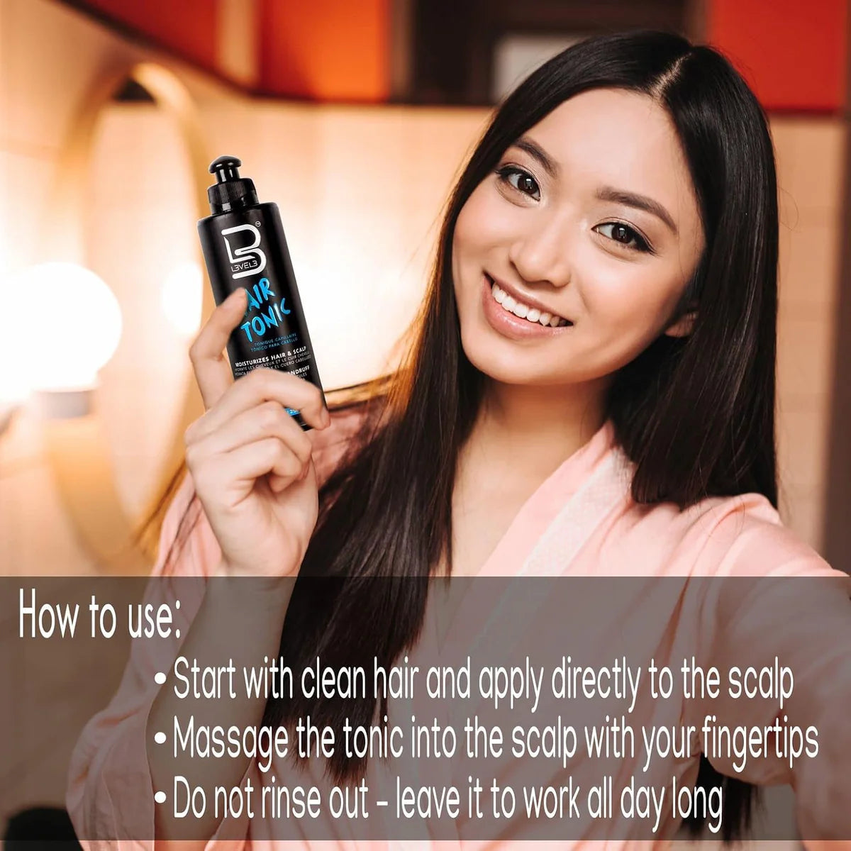 L3 Revitalizing Hair Tonic for Shine and Volume