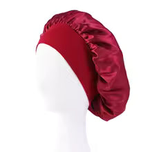 Silk Satin Lined Sleep Shower Cap