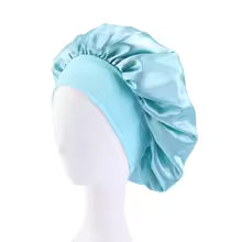 Silk Satin Lined Sleep Shower Cap