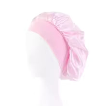 Silk Satin Lined Sleep Shower Cap
