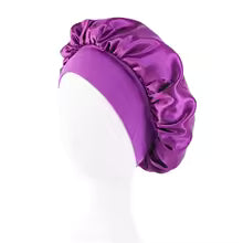 Silk Satin Lined Sleep Shower Cap