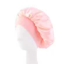 Silk Satin Lined Sleep Shower Cap
