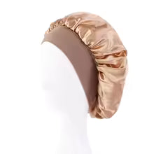 Silk Satin Lined Sleep Shower Cap