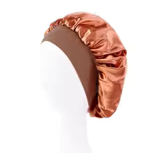 Silk Satin Lined Sleep Shower Cap