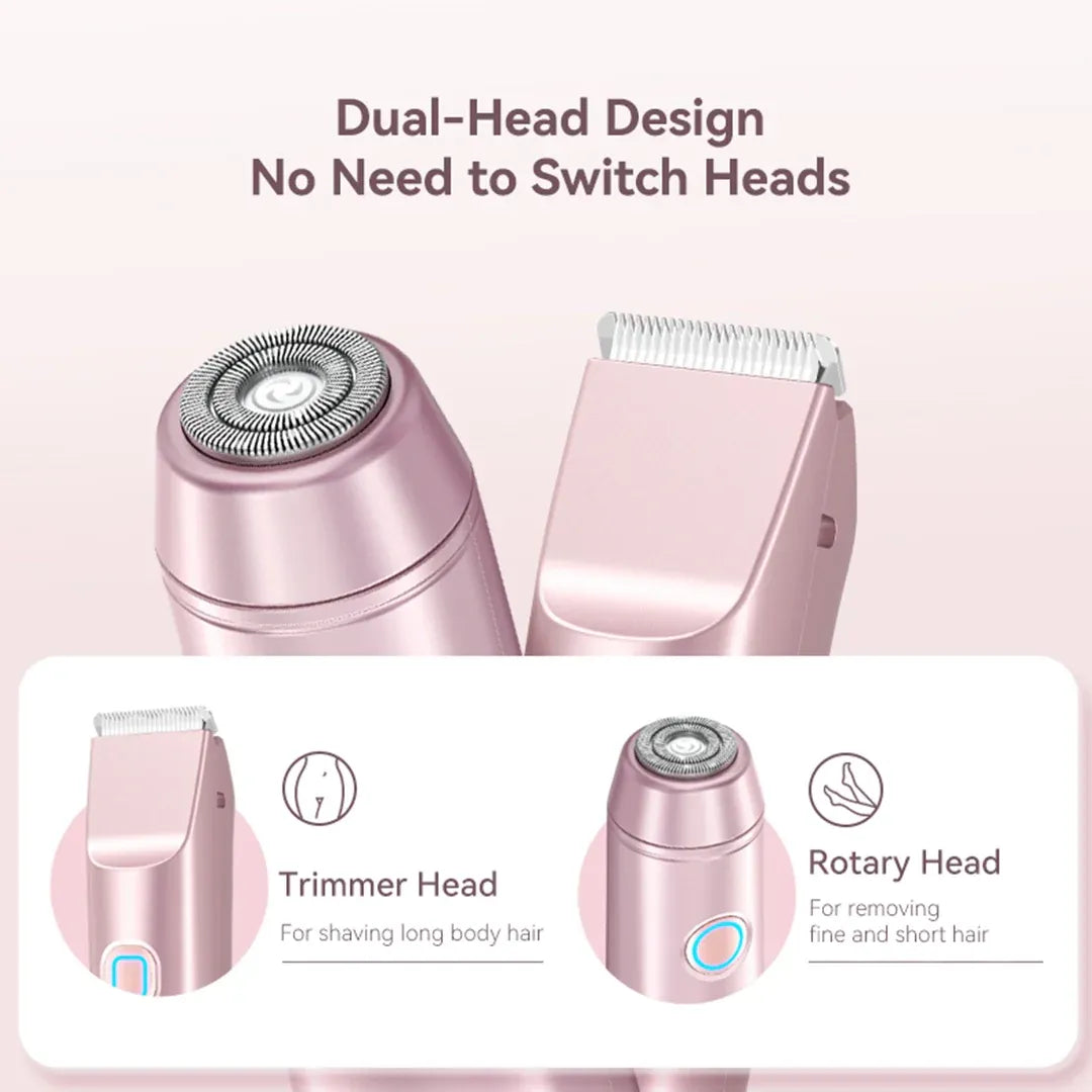 2-in-1 PRO Dual-Head Painless Hair Trimmer