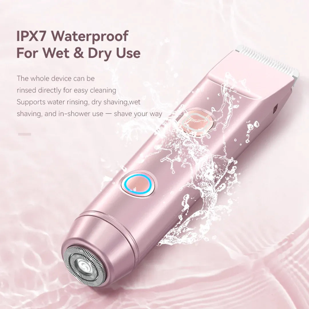 2-in-1 PRO Dual-Head Painless Hair Trimmer