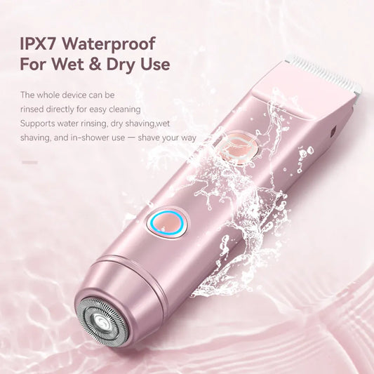 2-in-1 PRO Dual-Head Painless Hair Trimmer