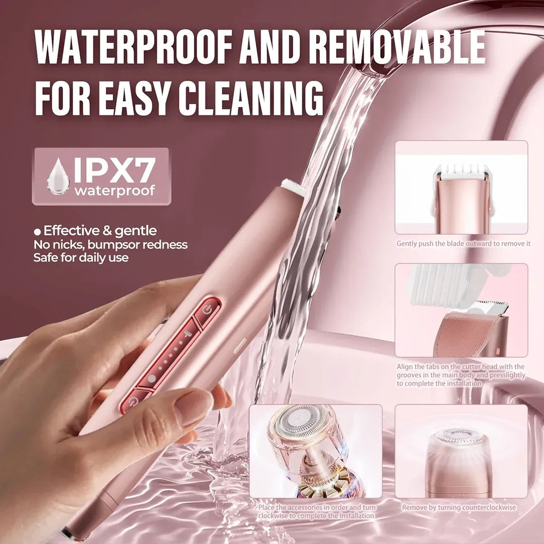 2-in-1 Painless Bikini Hair Trimmer